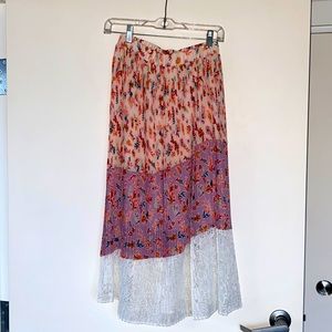 Anthropologie Midi Skirt